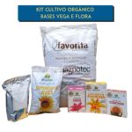 Kit Cultivo Orgânico Bases Vega e Flora