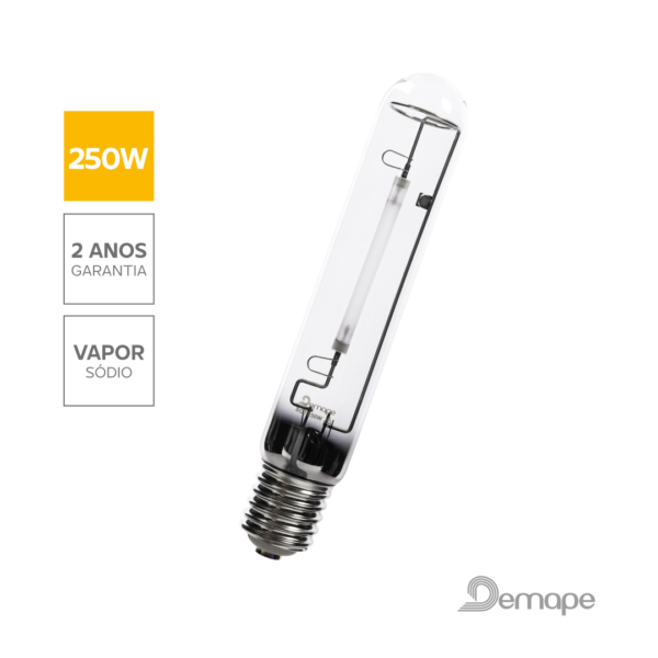 Lâmpada Vapor de Sódio HPS 250w SOT Demape