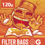 Bolsa Filtro de Rosin - FILTER BAGS 120u - 3.2 x 8 cm