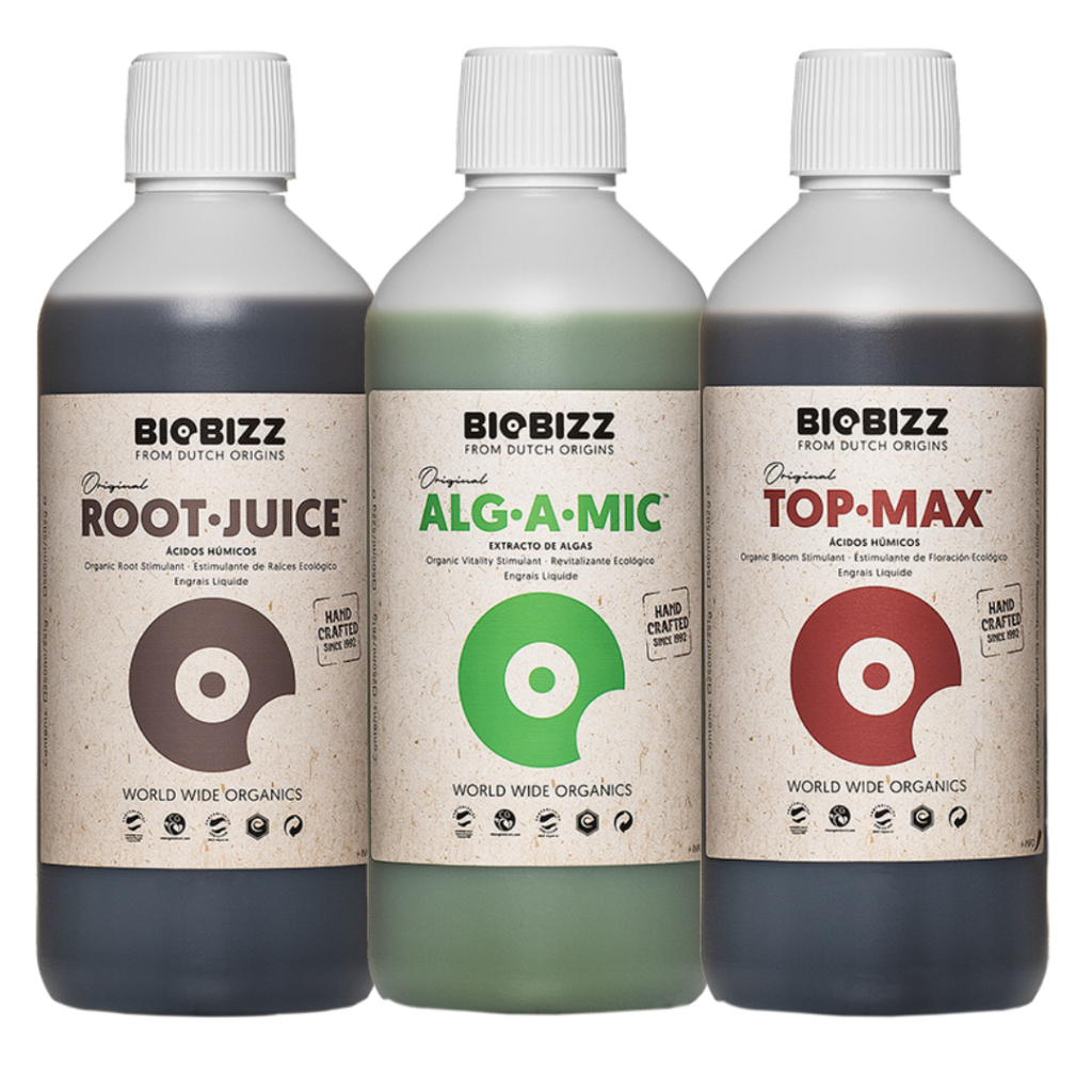 Combo STIMULANT Biobizz 500ml (AlgAMic+TopMax+RootJuice)