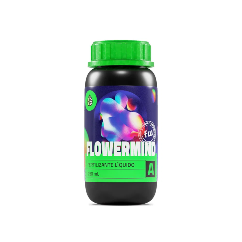 Kit Fertilizante Flowermind P (Fertilizante Liquido + Blend de rochas) 250ML + 32g