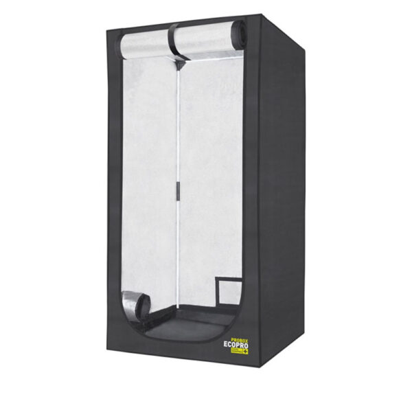 Estufa Garden Highpro Probox Ecopro 60 – 60 x 60 x 140cm, estrutura em alumínio e cobertura em náilon/Mylar com 97% de refletividade