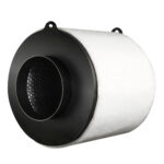 Filtro de Carvão Ativado Garden Highpro Proactiv 100mm/250m³/h para controle de odores em cultivo indoor.