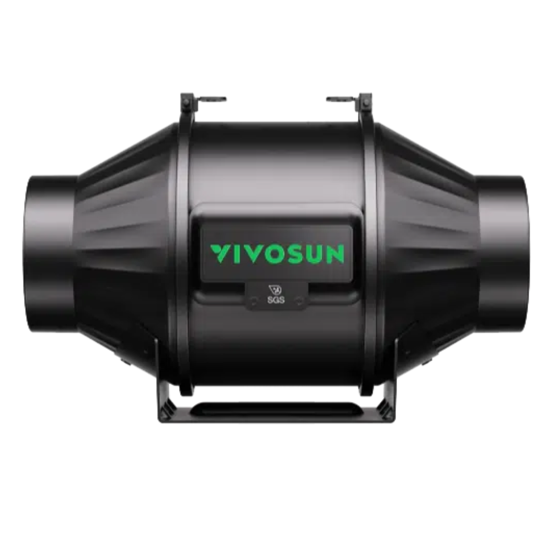 Exaustor Inteligente Vivosun AeroZesh T4 100mm – Potência e Automação Exaustor Inteligente Vivosun AeroZesh T4 100mm – ventilação eficiente, controle de temperatura e automação via aplicativo