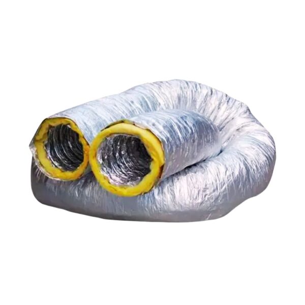 Duto Flexível Sonodec 8" – 200mm x 1 metro – isolamento acústico e térmico para ventilação eficiente.