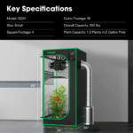 Estufa Vivosun 60 x 60 x 120cm - Imagem 9