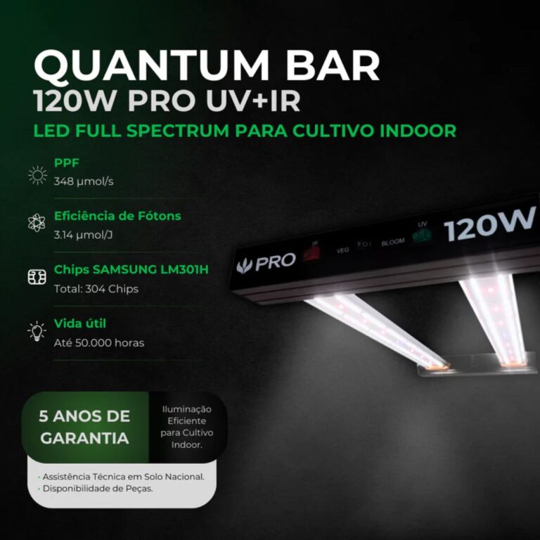 Painel de LED Quantum Barra 120W PR