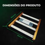 Painel de LED Quantum Barra 120w Pro Mid MasterPlants (6)