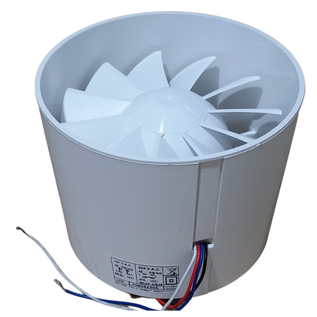Exaustor Sicflux MDT 125mm 160m³/h Bivolt – ventilação eficiente e silenciosa para cultivo indoor
