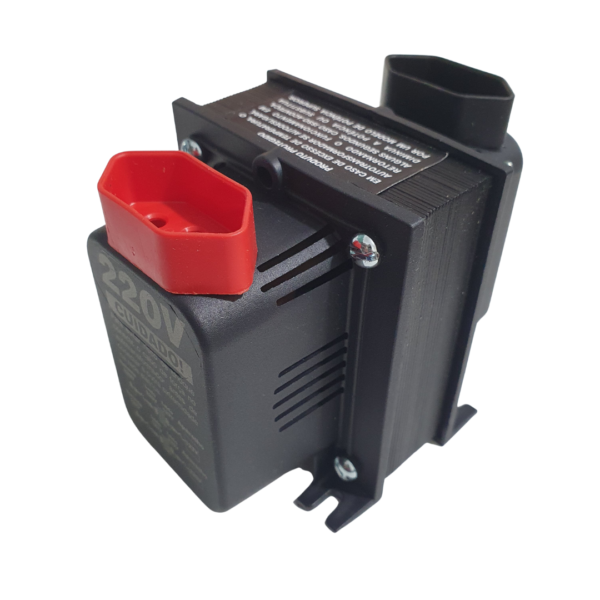Transformador 110/220V 300VA, um dispositivo para converter a voltagem de equipamentos eletrônicos, garantindo segurança e compatibilidade.