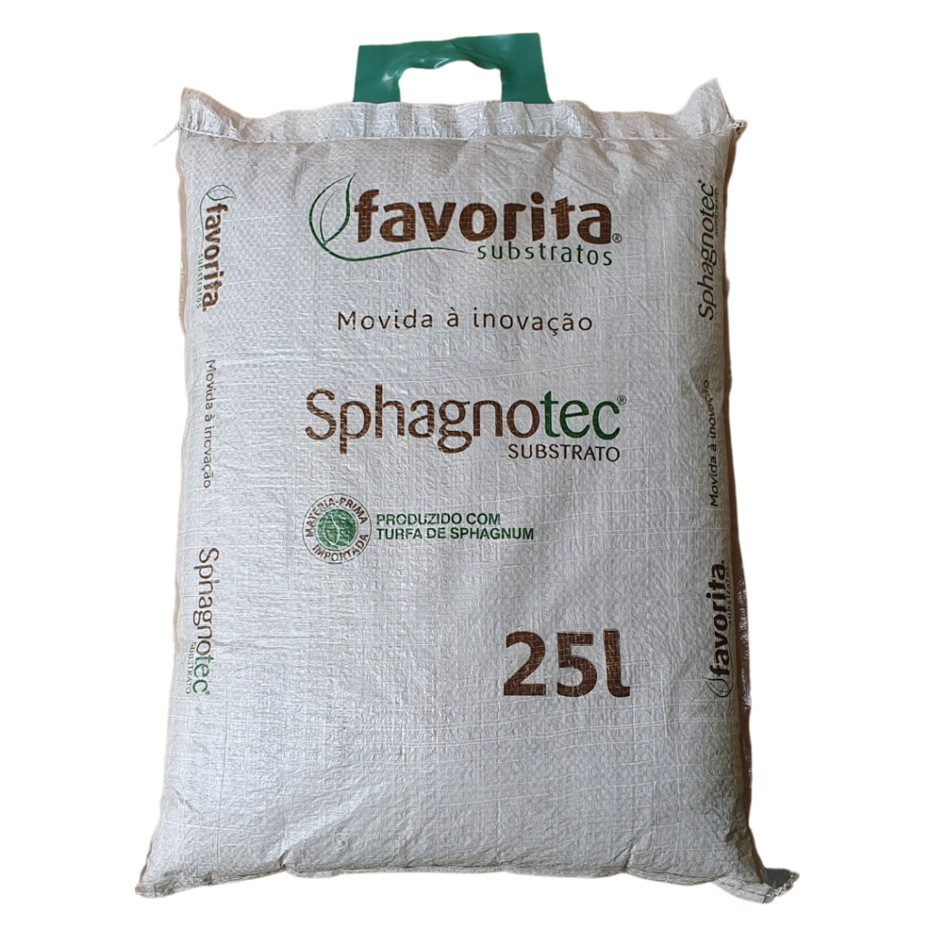 Mix Substrato Inerte Favorita 50% Turfa 50% Perlita 25L, ideal para cultivo eficiente.