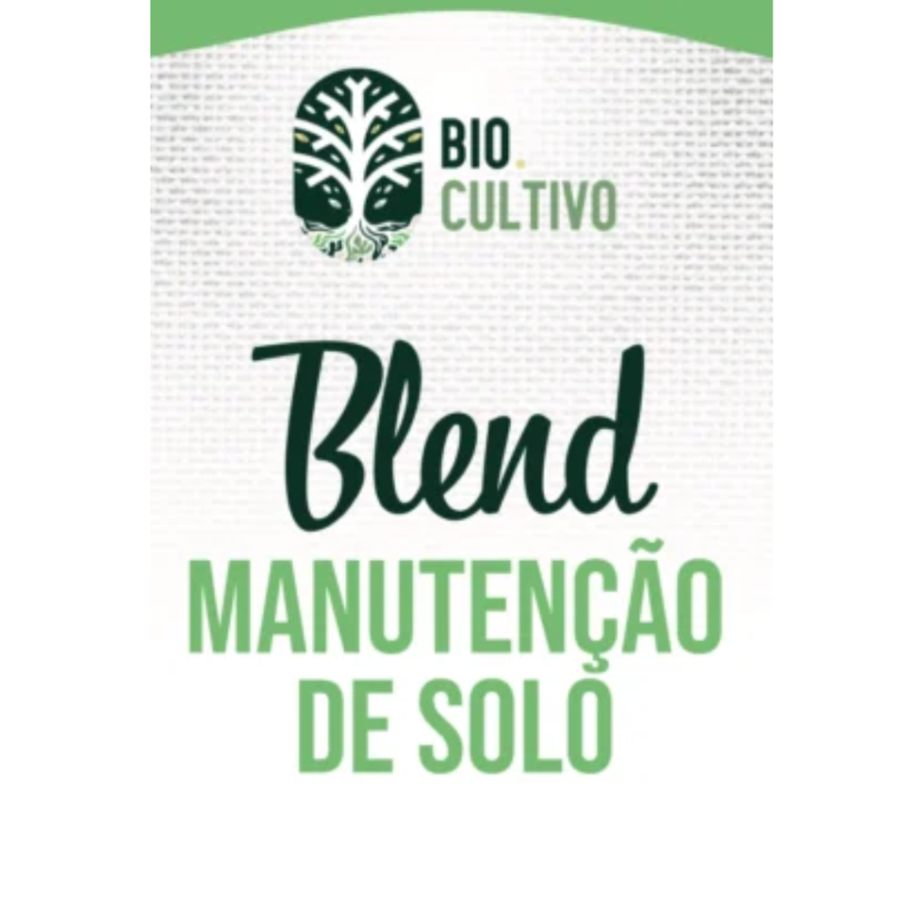 Blend de Manutenção do Solo Biocultivo 300g, adubo orgânico rico em nutrientes para regeneração e equilíbrio do solo.