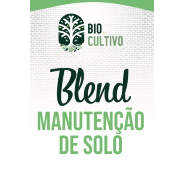 Blend de Manutenção do Solo Biocultivo 300g, adubo orgânico rico em nutrientes para regeneração e equilíbrio do solo.