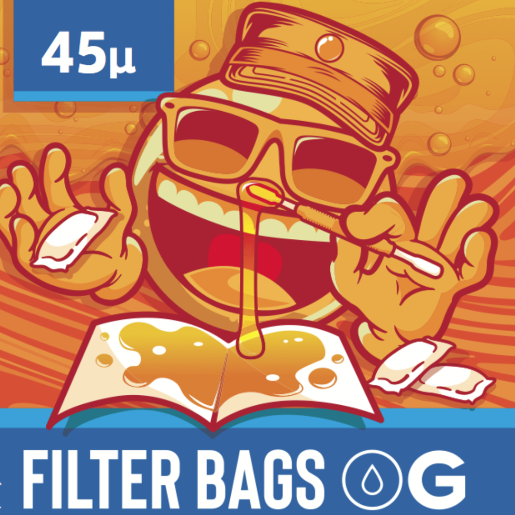 Filter Bags Overgrow – 45 microns com costura azul e filtragem ultrafina