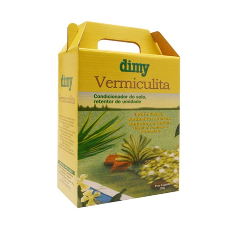 Vermiculita Dimy 2L para substrato e germinação de sementes