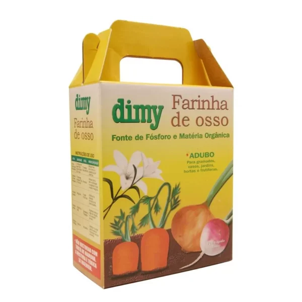 Farinha de Osso Dimy 1kg para fertilização orgânica do solo