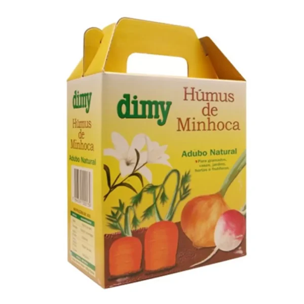 Húmus de Minhoca Dimy 1kg fertilizante natural para o solo