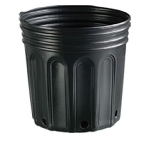 Vaso Nutriplan Sem Alça 8L, feito de plástico reciclado, ideal para mudas maiores e cultivo eficiente.