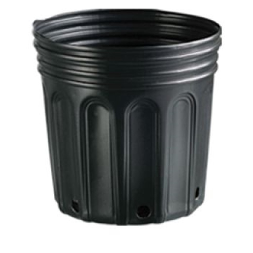 Vaso Nutriplan Sem Alça 8L, feito de plástico reciclado, ideal para mudas maiores e cultivo eficiente.