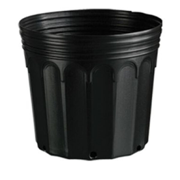 Vaso Nutriplan Sem Alça 11L, feito de plástico reciclado, ideal para mudas de grande porte e cultivo eficiente.