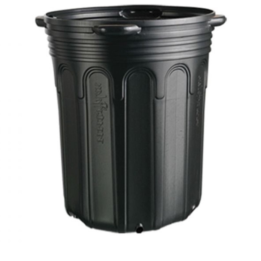 Vaso Nutriplan Sem Alça 21L, fabricado em plástico reciclado, resistente e ideal para mudas grandes.