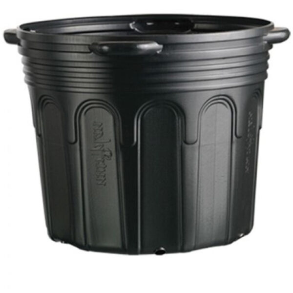 Vaso Nutriplan Sem Alça 33L, resistente e sustentável, ideal para mudas grandes.