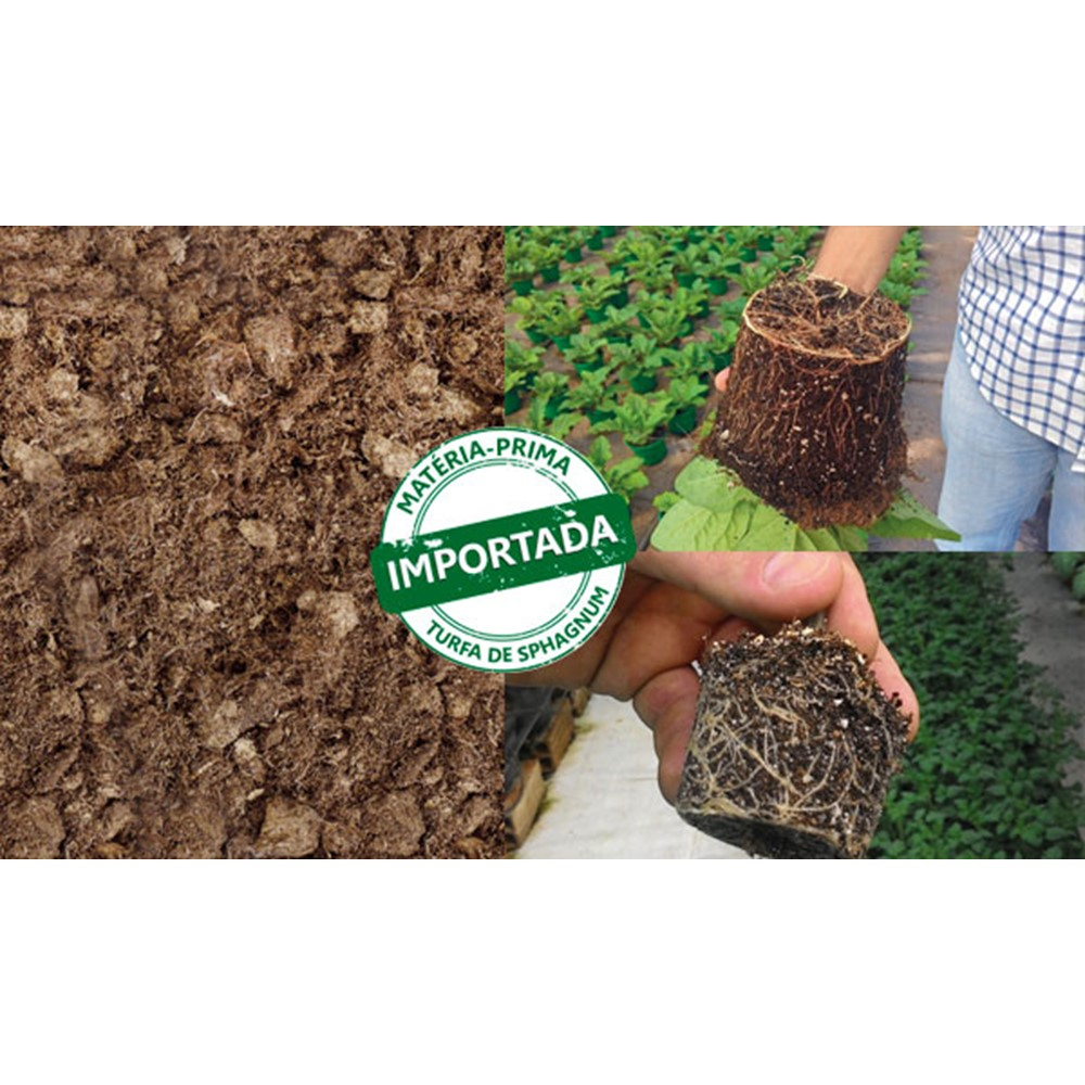 Substrato Turfa Favorita Substratos Sphagnotec 50L para cultivo inerte