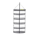 Cesta de Secagem Garden Highpro Prodry Master 95cm com 6 andares em ambiente de cultivo.