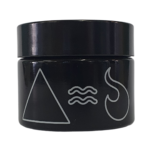 Pote de Vidro UV Squadafum 50ml, ideal para armazenar ervas e cremas com máxima proteção contra luz e umidade.