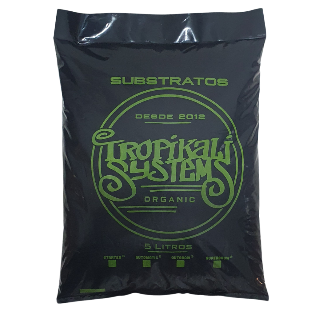 Substrato Orgânico Tropikali Automatic 5L, ideal para autoflorescentes e plantas enraizadas.
