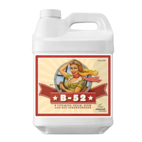 B-52 Advanced Nutrients 4L, mix de vitaminas B e extrato de algas para plantas saudáveis.