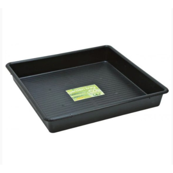 Bandeja Desague Garland Plástico Rígido Quadrada 120 x 120 x 12cm, ideal para drenagem e armazenamento