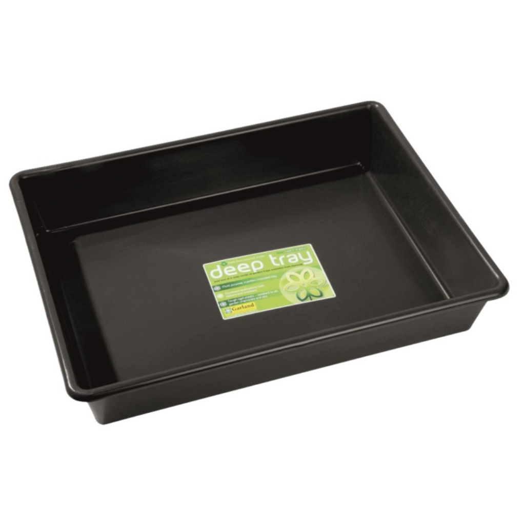 Bandeja de deságue Garland 60 x 60 x 12cm para cultivo indoor e hidroponia