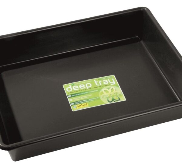 Bandeja Desague Plástico Rígido Quadrada 80 x 80 x 12 cm, ideal para drenagem e suporte de vasos
