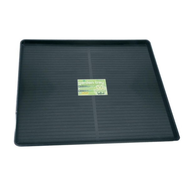 Bandeja de deságue Garland 100x100x12 cm para cultivo indoor e hidroponia.