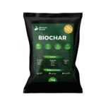 Adubo Orgânico Biochar 5kg, ideal para nutrição e fortalecimento do solo.