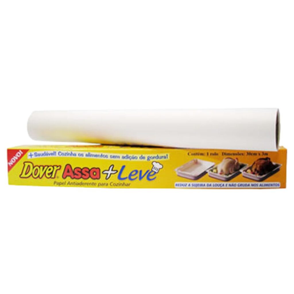 Papel antiaderente Dover Assa+Leve, ideal para cozinhar sem gordura e para extrações de alta precisão.