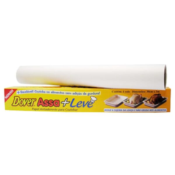 Papel antiaderente Dover Assa+Leve, ideal para cozinhar sem gordura e para extrações de alta precisão.