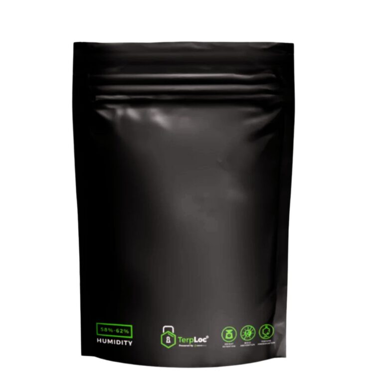 Embalagem Grove Bag Terploc 7g com controle de umidade e proteção antimicrobiana