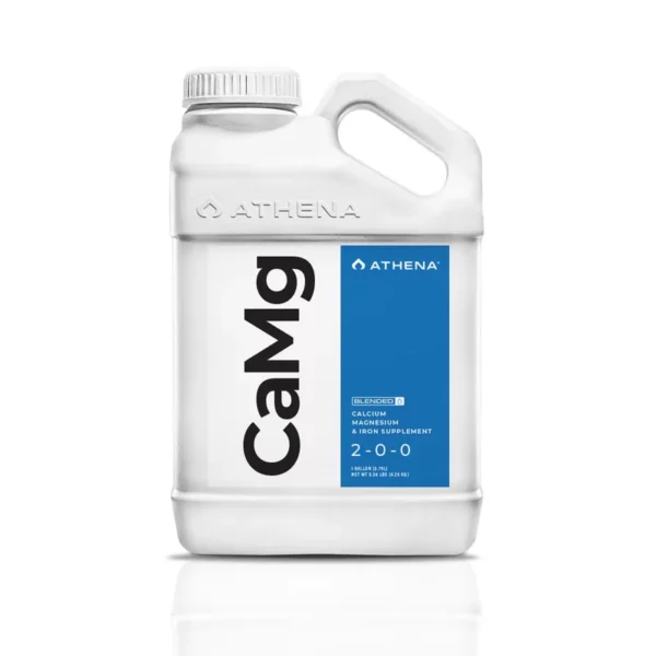 Athena CaMg 3,78L, suplemento de cálcio e magnésio para nutrição vegetal otimizada.