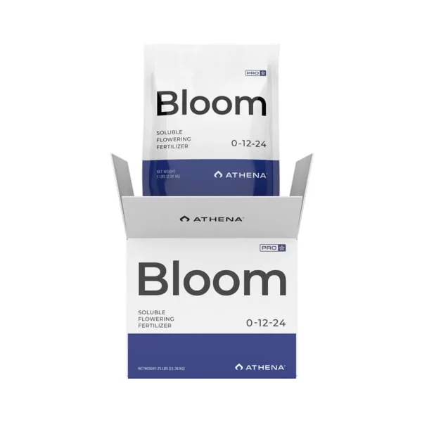Athena Pro Bloom 2,26kg, fertilizante solúvel para floração exuberante.
