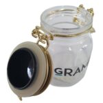 Pote Hermético GRAMA de Vidro Borossilicato 100ml - Imagem 2