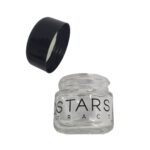 Pote de vidro Glass Jar 6Stars 33ml para armazenamento seguro de extrações.