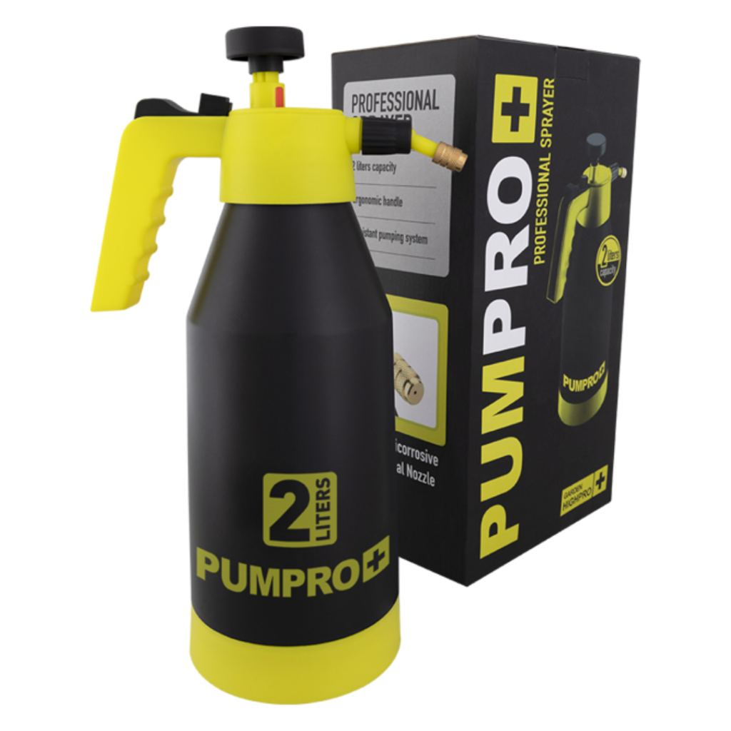 Pulverizador Garden HighPro PumPro 2L com bico rotativo 360° e punho ergonômico.​