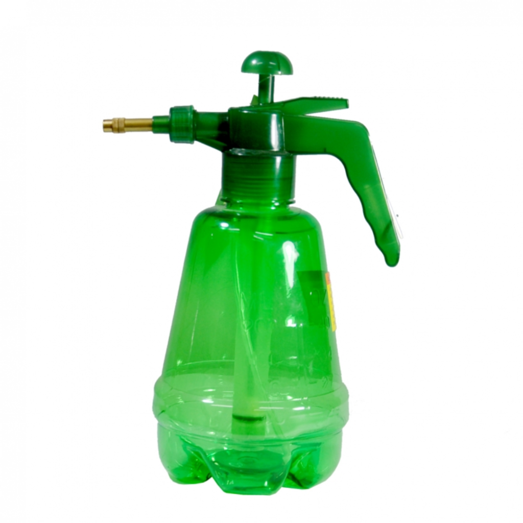 Pulverizador Top Garden Pressão Prévia 1,5L Verde com bico regulável para uso em plantas e hortas