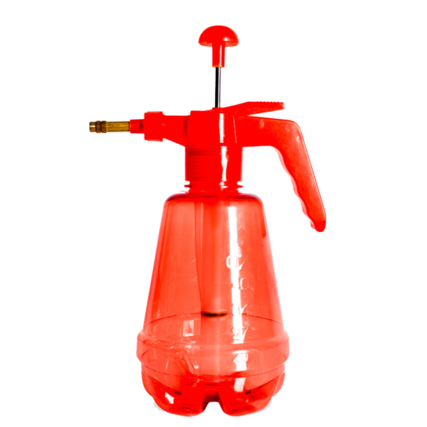 Pulverizador Top Garden Pressão Prévia 1,5L Vermelho com bico ajustável em latão