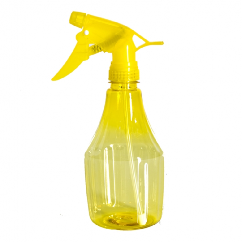 Pulverizador Top Garden 550ml Amarelo com bico ajustável para jardinagem