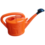 Regador TopGarden 5L com bico tipo ducha removível e alça ergonômica.