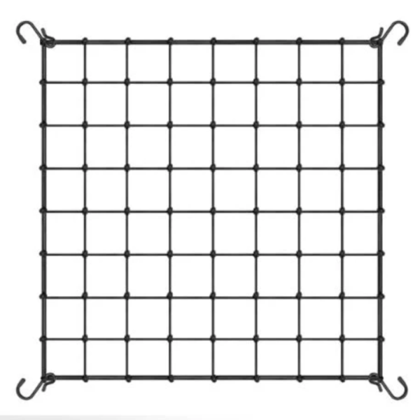 Rede Scrog Elástica Vivosun 120 x 120cm, ideal para suporte e organização do cultivo.