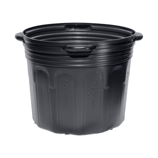 Vaso Plástico Nutriplan com alça 40L para cultivo de plantas, flores e hortaliças